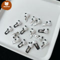 【WindFall】Mini Pachadog Hair Clip Cute Black White Square BB Clip Simple Cartoon Student Headdress  WF. 