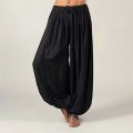 Men And Women Harem Pants Cotton Baggy Afghani Genie Pants Indian Aladdin Trouser BQ. 