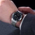 Dinuo-8053 Men's Watch Dual Calendar Business and Leisure Versatile Night Glow Fashion Watch Trend.