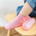 6 Pairs/lot Crew Grip Socks -Cozy Warm Non Slip Socks - Baby Toddler Infant Newborn Kids Boys Girls Cotton Socks. 