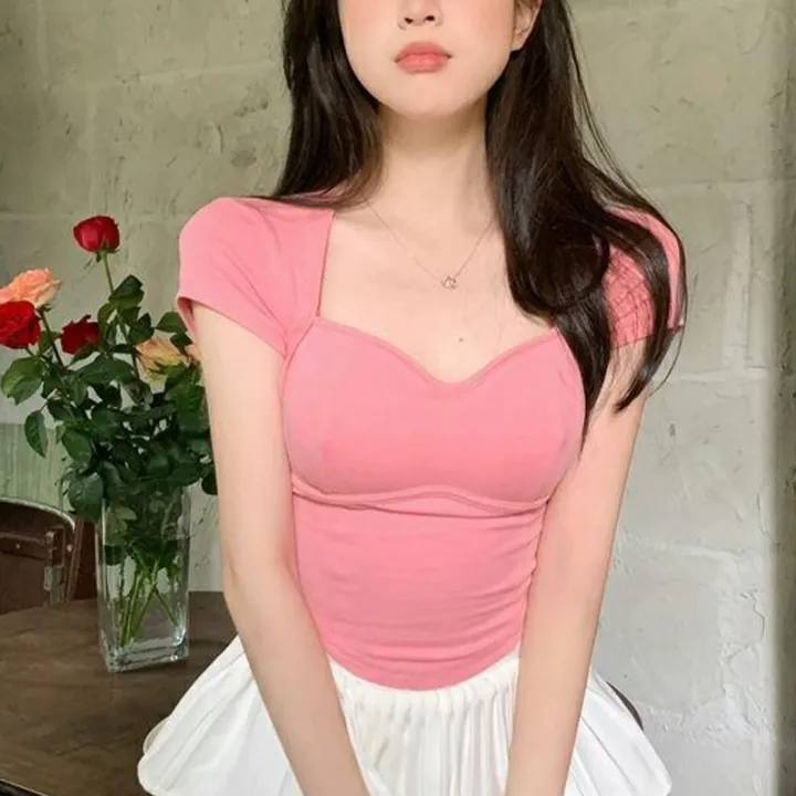 Summer%20Hottie%20Hollow%20Backless%20T-shirt%20Women%20Square%20Collar%20Short%20Sleeves%20%20Crop%20Top%20-%20Image%207