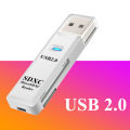 Smart Card Reader, cro SDUSB 2.2-in-1, TF SD Card Reader, 0 Card Reader, Mi Card to USB Adaper, Flash Drive, Laptop Accessories. 
