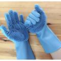 Silicon Dish Washing Kitchen Hand Gloves-1 Piece - Hand Gloves. 