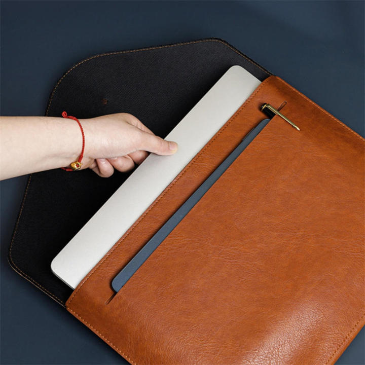 Fashionable%20File%20Folder%20Professional%20Leather%20Button%20Closure%20Document%20Bag%20A4%20Size%20Briefcase%20for%20Office%20Supplies%20School%20Use%20-%20Image%208