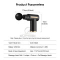 Outtobe Fascia Gun Mini Electric Massager Muscle Relaxation Massager LCD Touch Screen Meridian Massage Gun Mini Neck Massager Relaxation Tissue Handheld Massager Gun Leg Massage Machine Foot Massage Machine Slimming Body.