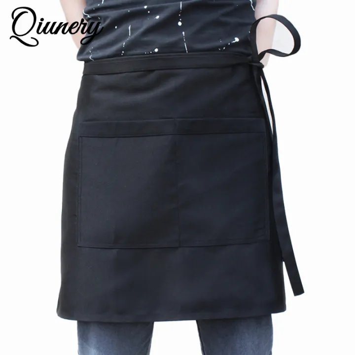 Cotton%20Waist%20Apron%20With%20Pockets%20Premium%20Waterproof%20Anti-oil%20Anti-fouling%20Dust-proof%20Cooking%20Apron%20-%20Image%202
