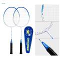 2Pcs Sports Badminton Racket Double Racquets with Carry Case Parentchild Interactive Toys Badminton Accessory for Kids for Game Lawn Outdoor. 