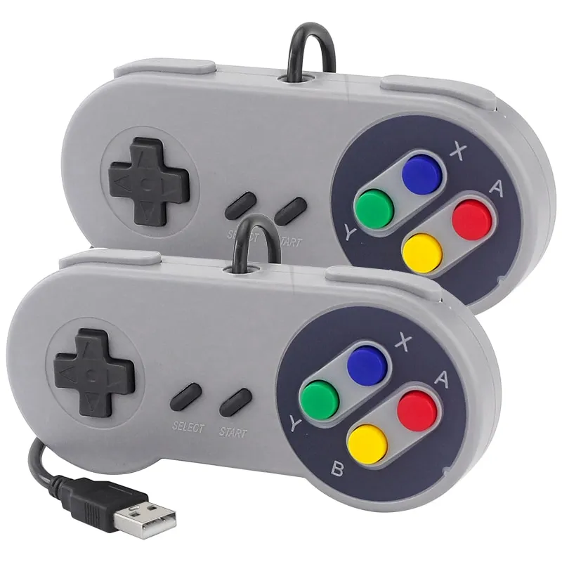 2PCs USB Gamepad Retro Gaming Joystick Wired Controller for Linux
