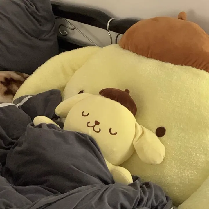 Sanrio%20Kawaii%20Pom%20Pom%20Purin%20Plush%20Toy%20Stuffed%20Animals%20Dog%20Soft%20Pillow%20Pompompurin%20Doll%20Cute%20Room%20Decor%20Anime%20Peluche%20Toy%20Gift%20-%20Image%204