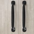 American Style Matte Black Wardrobe Door Pulls Kitchen Cabinet Handles Furniture Hardware Cupboard Knobs Drawer Pulls. 