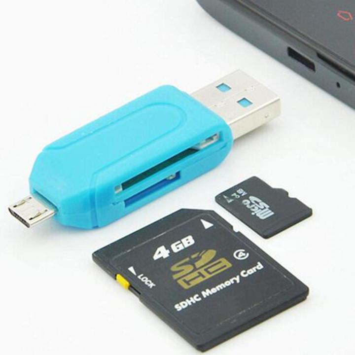 OTG Memory Card Reader for Android, PC, Laptop USB 2.0