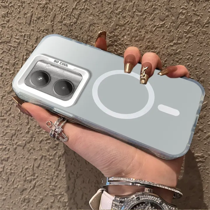 FOR%20Casing%20Realme%20C33%202022%205G%20REALME%2010%202022%204G%20REALME%20C55%20NFC%20C55%205G%202023%20phone%20case%20back%20cover%20hard%20case%20TPU%20shockproof%20Cover%20new%20design%20aesthetic%20Wireless%20magnetic%20attraction%20CYBSWX01%20-%20Image%203