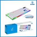 G21 Keyboard Wired USB Gaming Mouse Flexible Polychromatic LED Lights Computer Mechanical Feel Backlit Keyboard Mouse Combo Combo Package For Gamers Gaming.