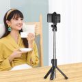 XT-02 3-In-1 Wireless Bluetooth Remote Selfie Stick With Tripod. 