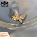 Carat Earring Butterflies Non-pierced Japan Korean Ear Cuff Style. 