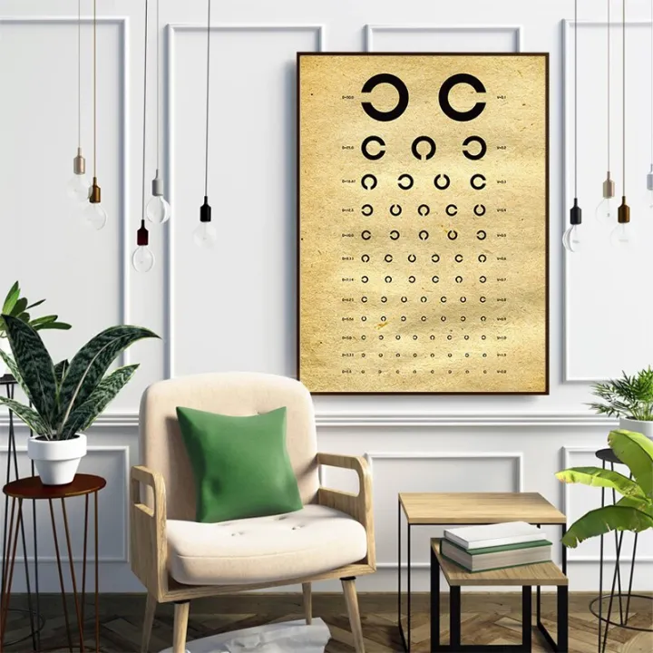 Eye%20Visual%20Acuity%20Test%20Snellen%20Chart%20Print%20Canvas%20Painting%20Wall%20Art%20Pictures%20for%20Children%20Youth%20Living%20Room%20Self%20Test%20Home%20Decor%20-%20Image%205