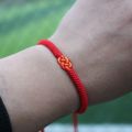 National Style Lucky Red String Bracelet Lovers Handmade Braided Concentric Knot Charm Bracelets for Women Jewelry Best Gift.