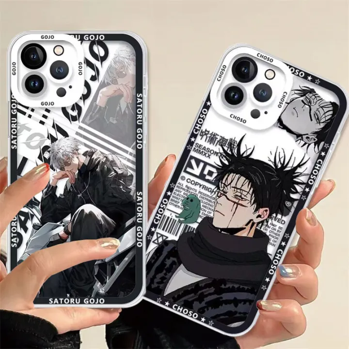 Phone%20Case%20For%20Compatible%20For%20iPhone%2011%2012%2013%2014%2015%20Pro%20Max%20Plus%2012%2013%20Mini%20XR%20X%20XS%20Max%208%207%206%206S%20PLUS%205%205S%20Back%20Cover%20Cartoon%20Japan%20Anime%20Jujutsu%20Kaisen%20Gojo%20Satoru%20Geto%20Suguru%20Okkotsu%20Yuta%20Transparent%20New%20Design%20TPU%20Clear%20Fashion%20Back%20Cover%20Casing%20-%20Image%203