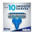 Gillette Blue 3 Comfort Razor ( pack of 8 ) Germany. 