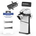 Horizontal Vertical Stand Display Stand VR Headset Headphone Holder for PS5 Slim Disc and Digital Edition Console. 
