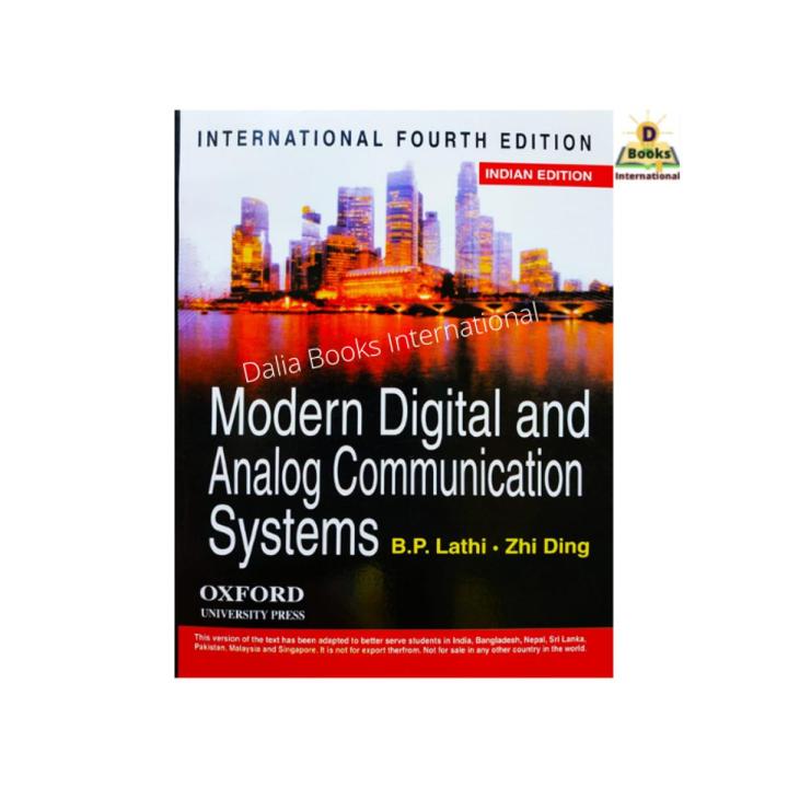 Modern Digital & Analog Communication Systems by B.P. Lathi & Zhi Ding