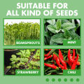Plastic Seed Starter Tray Greenhouse Seeding Garden Seed Pot Grow Planter Box.