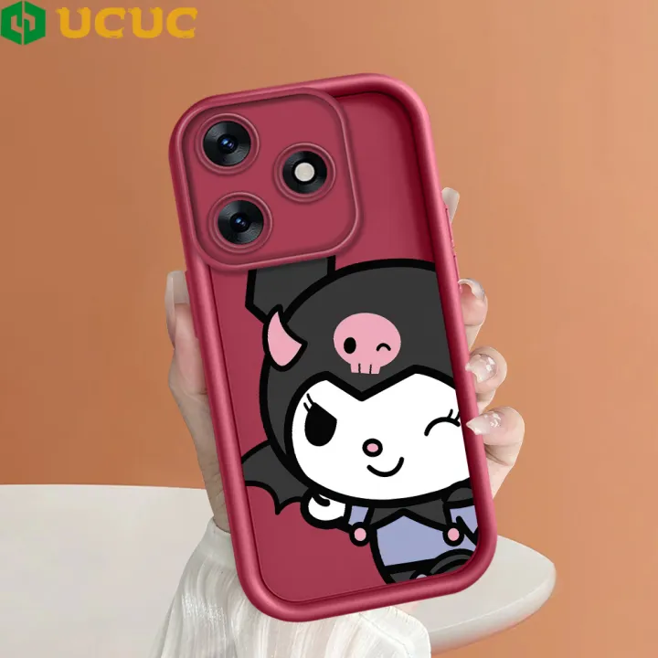 UCUC%20for%20Tecno%20Spark%2010%20/%20Spark%2010C%20Back%20Cover%20Kuromi%20Girl%20Ladder%20Camera%20Soft%20Rubber%20Protection%20Phone%20Case%20-%20Image%202