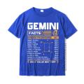 Gemini Facts Zodiac T-Shirt Funny Gemini Birthday Gifts T Shirts Crazy Graphic Men Tees Crazy t shirt for men wuman.