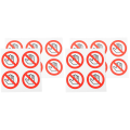 20 pcs Do Not Touch Sticker Do Not Warning Sign Safety Decals Adhesive No Touch Stickers Vinyl Please Do Not Security Caution. 
