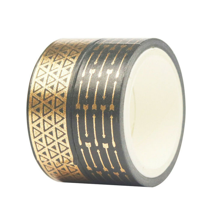 10%20Rolls%20Foil%20Washi%20Tape%20Set%20Paper%20Scrapbooking%20Adhesive%20-%20Image%208