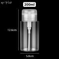 Myyeah 120ml/200ml Refillable Empty Press Pump Dispenser Nail Art Remover Cleaner Makeup Moisture Bottle DIY Manicure Tools. 