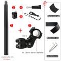 Motorcycle Bicycle Invisible Handlebar Mount Bracket Monopod for GoPro Max Hero 9 Insta360 X2 Sony Camera Moto Bike Accessories. 