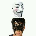 Attractive amazing durable white hacker mask. 