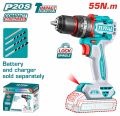 Total Impact Cordless Drill 20V 13mm 55Nm Without battery  AND CHARGER. 