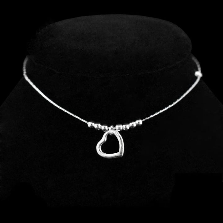 New%20Fashion%20Foot%20Anklet%20925%20Sterling%20Ladies%20Silver%20Anklets%20Bracelet%20Chain%20For%20Women%20Love%20Heart%20Pendant%20Foot%20Pulseras%20Jewelry%20-%20Image%205