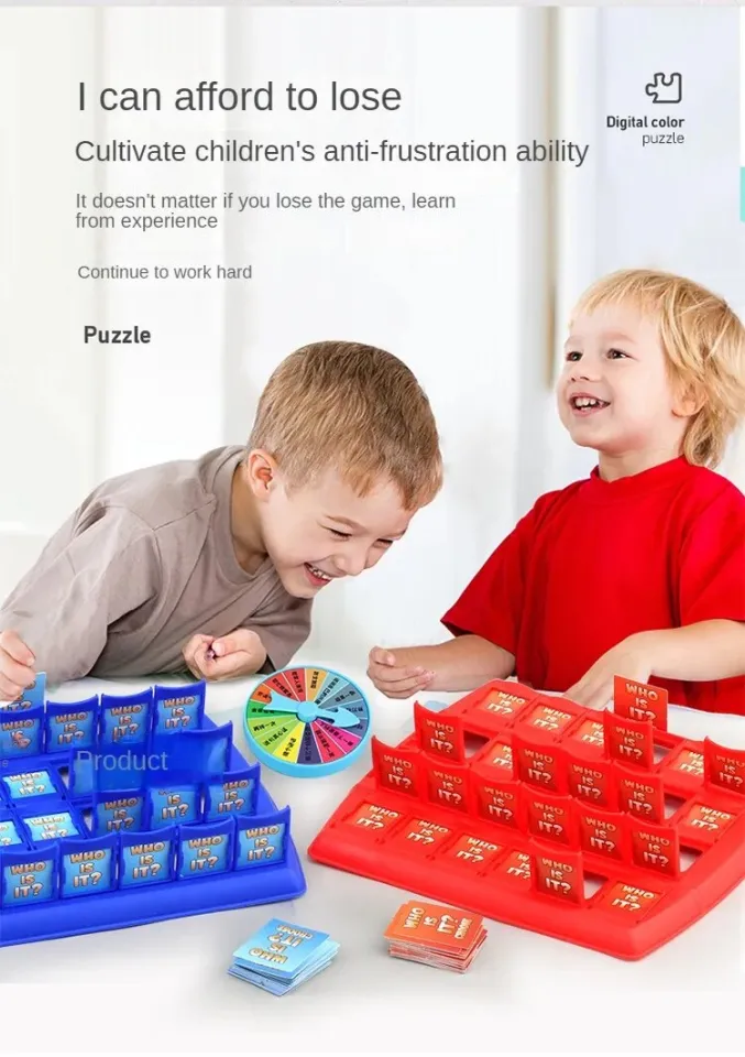 Guess Who Game Family Interation Card Toy Board Guessing Memory