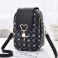 IELGY fashion printing mobile phone bag women korean style mini crossbody.