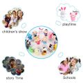 10Pcs Baby Plush Toy Cartoon Animal Family Finger Puppet Role Play Tell Story Cloth Doll Educational Toys For Children Kids.