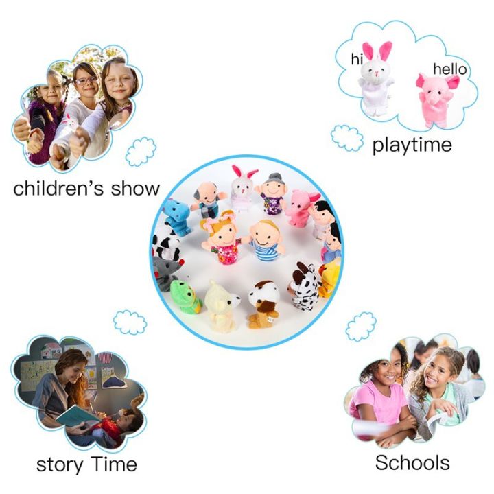 10Pcs%20Baby%20Plush%20Toy%20Cartoon%20Animal%20Family%20Finger%20Puppet%20Role%20Play%20Tell%20Story%20Cloth%20Doll%20Educational%20Toys%20For%20Children%20Kids%20-%20Image%204
