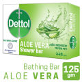 Dettol Soap Aloe Vera 125gm Bathing Bar, Soap with Aloe Vera Extract. 
