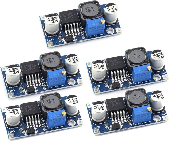 XL6009 DC To DC Boost Converter XL6009 Step Up Boost Converter XL6009 Boost Converter 3-34V To 4-35V Adjustable Power Supply Voltage Regulator Adapters XL6009 Module For Arduino