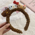 Fashion Plush Hairband Cartoon Kt Cat Headband Kawaii Hair Accessories Kids Headdress Wash Face Plush Elastic Hairband Gifts Bayline. 