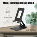 Metal Desktop Tablet Holder Table Mobile Foldable Extend Support Desk Cell Phone Holder Stand Adjustable Phone Stand. 