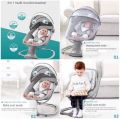 Deluxe Multi-Functional Remote Control Bassinet New born to Toddlers Bouncer with Vibration Rattles - 18 kg. 