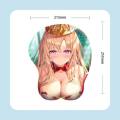 VHOIC Ergonomic 3D Breast Anime Silicone Wrist Rest Mouse Mat Hand Support Mouse Pad.