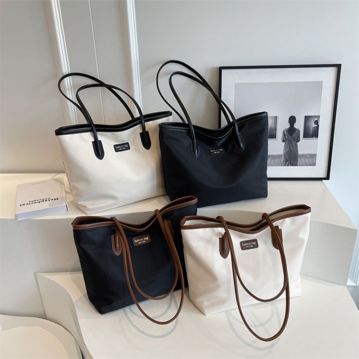 Oxford%20Cloth%20Bag%20Bag%20Women's%20Large%20Capacity%202024%20New%20Fashion%20Simple%20Shoulder%20Bag%20Premium%20Commuter%20Tote%20Bag%20-%20Image%204