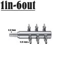 1Pcs 2~24Way Stainless Steel Air Splitter Valve Aquarium Oxygen Pump Regulating Valve Splitters Fish Tank Air Pump Distributor. 