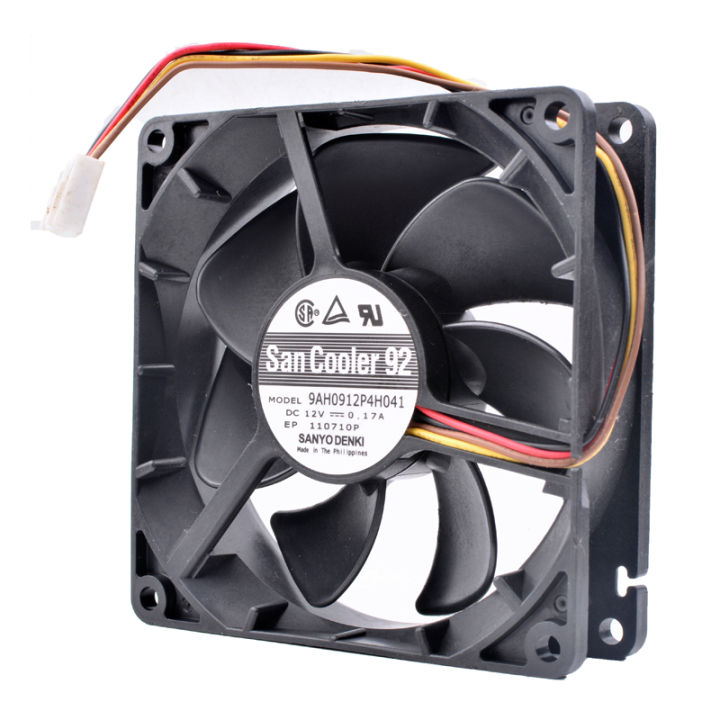 Ventola PC 92mm 4 Pin PWM Con LED Blu – 92x92x25mm 12V – Raffreddamento Case