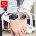 OLEVS Casual Luxury Couple Watches Fashion Magnet Quartz Waterproof Mesh Belt Watch for Couple - 5869 2Pic. 
