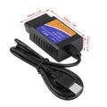 1pc Vgate Scan USB ELM322 OBD2 OBD 2 Interf e Cable Car ECU Diagnostic Tool Scanner Code Readers & Tools. 